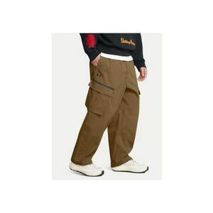 Pantaloni din material Unstoppable 1388827 Maro Loose Fit - Poliester imagine