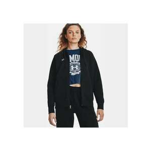 Jacheta sport dama - Rival Fleece - cu gluga - neagra - bumbac/poliester imagine