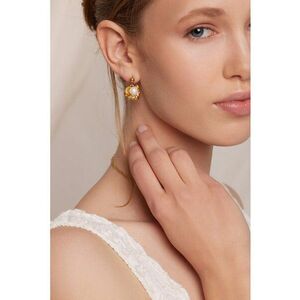 Cercei din otel inoxidabil cu perla sintetica Oceira imagine