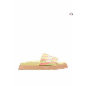 Papuci dama - Cauciuc - Verde/Roz - 37 imagine