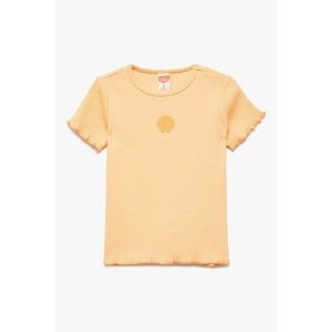 Tricou din amestec de bumbac cu striatii imagine