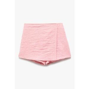 Fusta-pantalon cu talie elastica pe partea din spate imagine