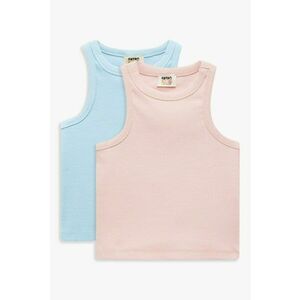 Set de top-uri cu model uni - 2 piese imagine