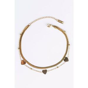 Bratara de glezna placata cu aur de 18K imagine