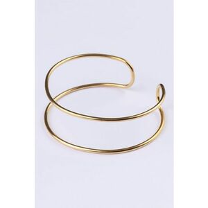 Bratara rigida placata cu aur de 18K imagine