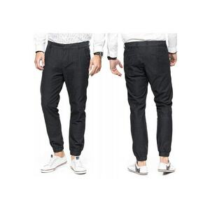 Pantaloni Barbati - Model VERNON TAPERED - Croiala Ingustata Regular Fit - Comozi Si Stilati - Cu Fermoar - Buni Pentru Tinute Zilnice Si Semi-Formale - Marimea 29/32 - Gri Inchis imagine