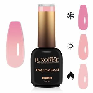 Oja Semipermanenta Termica 3 Culori ThermoCool - Secret Nude 10ml imagine