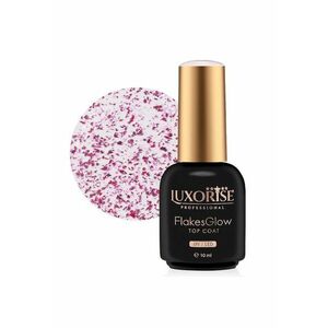 Top Coat - FlakesGlow Pink Passion 10ml imagine