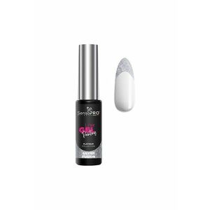 Liner Gel UV Pictura Unghii Platinum - Silver Fusion 8ml imagine