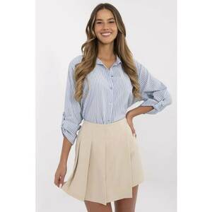 Fusta-pantalon cu insertie elastica la spate imagine