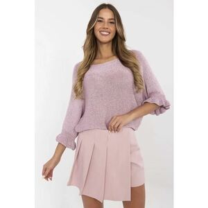 Fusta-pantalon cu insertie elastica la spate imagine