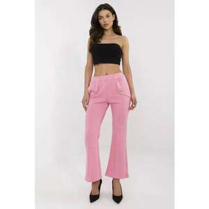 Pantaloni bootcut cu nasturi decorativi imagine