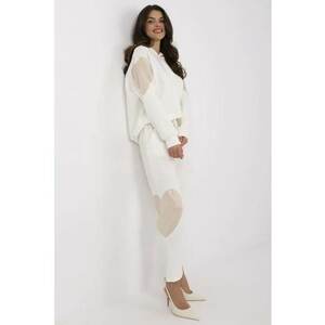 Set de hanorac si pantaloni crop cu detalii cu inima imagine