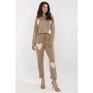 Hanorac si pantaloni cu detalii cu inima imagine