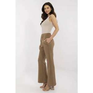 Pantaloni bootcut cu nasturi decorativi imagine