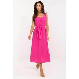 Rochie midi cu nasturi decorativi - imagine