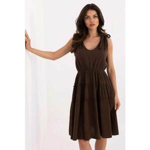 Rochie cu detalii cu funda pe umeri imagine