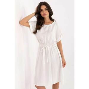 Rochie-tricou cu snur pentru ajustare in talie - imagine