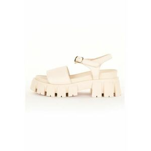 Sandale de piele cu toc masiv Lora imagine