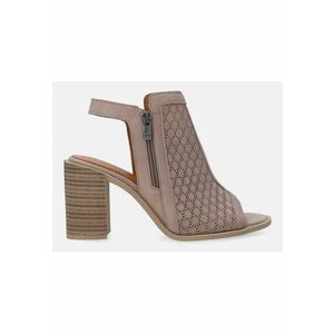 Sandale din piele cu varf decupat imagine