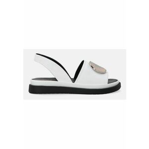 Sandale slingback din piele imagine