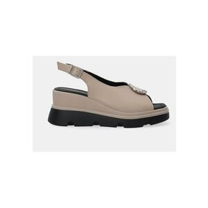 Sandale wedge cu catarama imagine