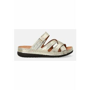 Slapi din piele cu velcro imagine