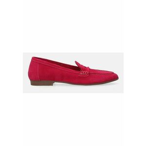Pantofi loafer din piele intoarsa cu varf rotund imagine