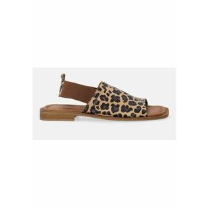 Sandale din piele cu varf patrat imagine