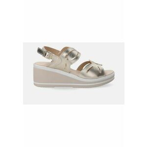 Sandale Din Piele Cu Platforma Si Bareta imagine