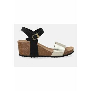 Sandale din piele si piele nabuc imagine