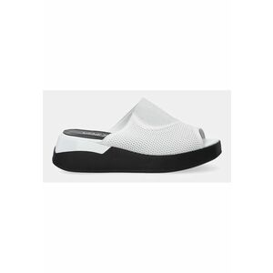 Papuci cu platforma din piele perforata imagine