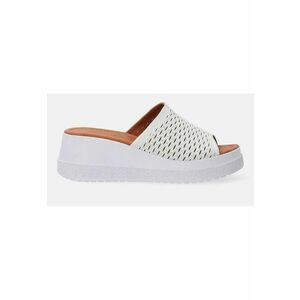 Papuci din peile cu flatforma imagine