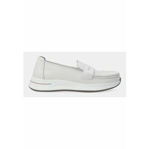 Pantofi Loafer din piele cu detalii perforate imagine