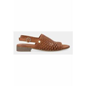 Sandale slingback din piele naturala imagine