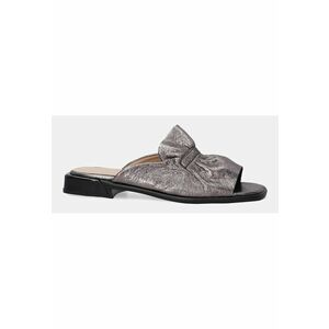 Papuci metalizati usor elastici imagine