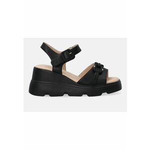 Sandale din piele cu platforma - imagine