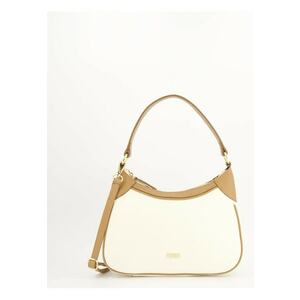 Geanta de umar - piele naturala - alb - 3 compartimente interioare - dimensiuni 24x31x8 -5cm imagine