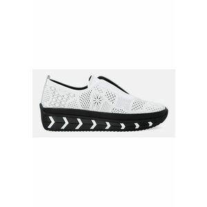 Pantofi de sport wedge din piele imagine