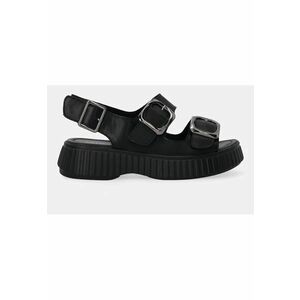 Sandale din piele cu platforma imagine