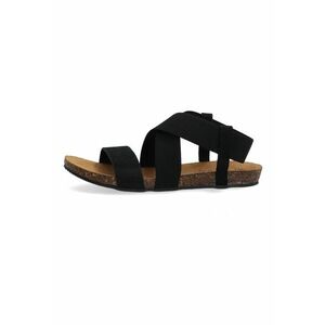 Sandale din piele intoarsa cu barete incrucisate imagine