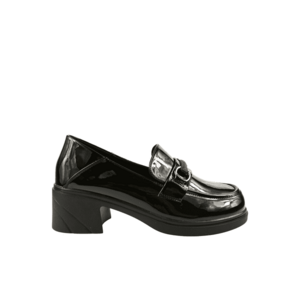 Pantofi casual - dama - TP 1128 negru - piele lacuita imagine