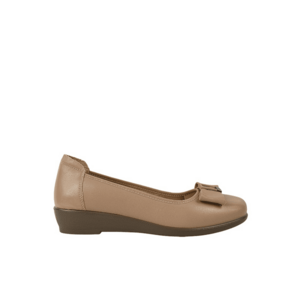 Pantofi casual - dama - 4751806 bej - piele naturala - platforma imagine