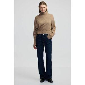 Pulover lejer cu guler inalt imagine