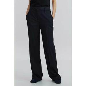 Pantaloni eleganti drepti cu aspect stralucitor imagine