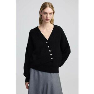 Cardigan lejer cu croiala asimetrica imagine