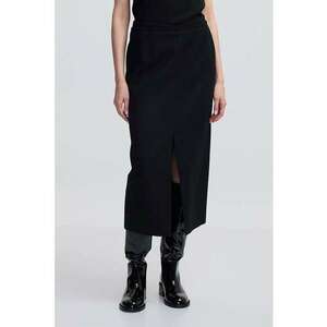 Fusta midi cu pensa si slit imagine