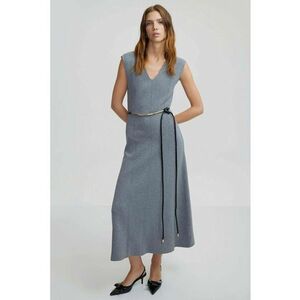 Rochie cu croiala in A si decolteu in V imagine