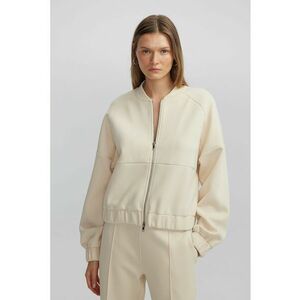 Bluza de trening din amestec de bumbac cu fermoar imagine