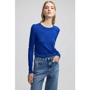 Pulover uni cu decolteu rotund imagine